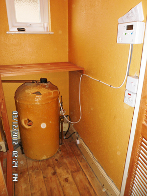 scaled up water cylinder