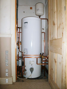After - unvented 270 litre cylinder - Blythe Hill