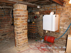 Old boiler replaced in Blythe Hill London SE6