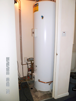 300l hot water cylinder with 25-year guarantee