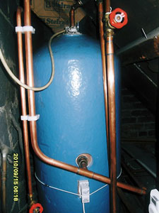 new water cylinder Blythe Hill Catford London SE6
