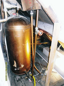 old water cylinder Blythe Hill Catford London SE6