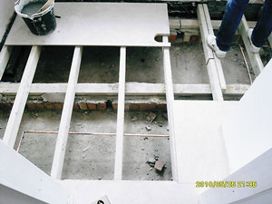 Sydenham central heating installation - before